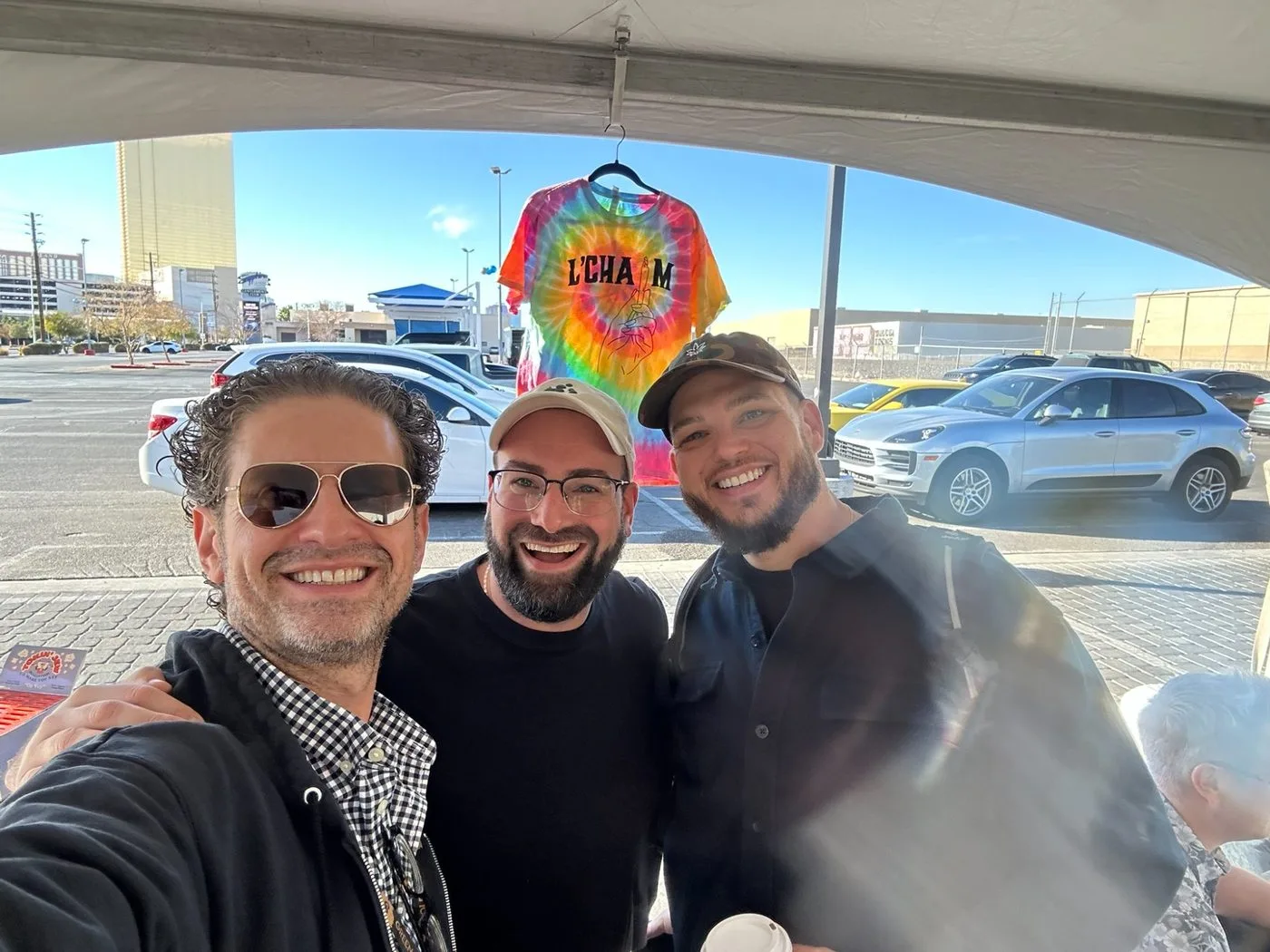 Gold Standard Solutions founders at a New York City cannabis community street event